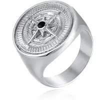 Mendes Ring voor Mannen van Jewelry - Compas Silver-17mm