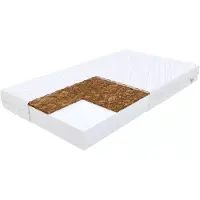 FDM CARINI MAX Matras 140x200 cm - Hoogte 16 cm H3 en H4 - Koudschuim Matrassen - Dubbelzijdig - 7 zones - Öko-Tex
