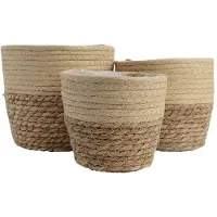 Ksd Plantenmand | | 3 stuks (Zeegras, Binnen, Beige)
