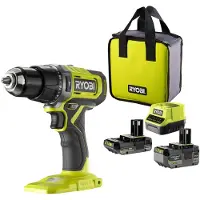 Ryobi RPD18-2C42S | ONE+ accu klopboormachine 18V in transporttas | inclusief 1x 2.0Ah accu, 1x 4.0Ah accu en lader - 5133005525