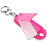 Combicraft Openklapbare sleutellabels roze - 100 stuks