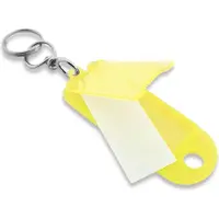 Combicraft Openklapbare sleutellabels geel - 100 stuks