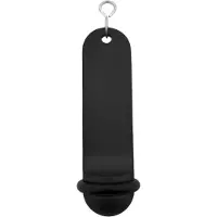 Combicraft Blanco Big Classic Zwart Aluminium Hotel Sleutelhanger 105x30 mm - 5 Stuks