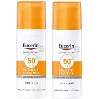 Eucerin Sun Pigment Control Fluid SPF 50+ - Zonnebrand - 2x 50 ml