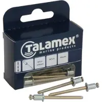 Talamex Rivet Monel 6 Units Rood 4.8 x 3.8 mm