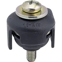 Hellermanntyton 435-01559 Tap Connector 1510-ST-BK Aftakklem Flexibel: - Massief: 1.5-10 mm² 1 stuk(s) Zwart