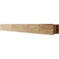 Meubella TV-Meubel Calabas kastanje 300 cm hangend