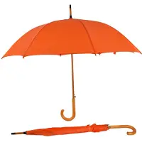 Merkloos Bescherm jezelf tegen de elementen in stijl: 2 Grote Automatische Oranje Paraplu's - Opvouwbare paraplu - Diameter –