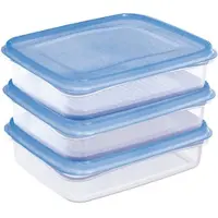 Sunware Diepvriesdozenset 0,7ltr Transparant transparant Kunststof