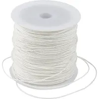 Creativ Company Polyester koord wit 1 mm, 50m