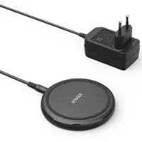 Anker PowerWave II Sense Pad - Draadloze oplader met adapter - 15 Watt - Fabric Black