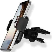 Accezz Telefoonhouder auto - Verstelbaar - Universeel - Ventilatierooster - Zwart