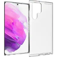 Accezz Clear Backcover voor de Samsung Galaxy S22 Ultra - Transparant