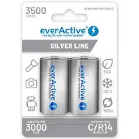 EverActive Oplaadbare batterijen R14/C Ni-MH, 3500 mAh, direct klaar voor gebruik