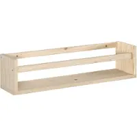 Astigarraga Wandplank - wandrek - 60cm - PEFC dennenhout - beige