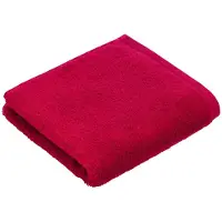 Vossen Handdoek Vegan Life 3680 kirschrot 50x100