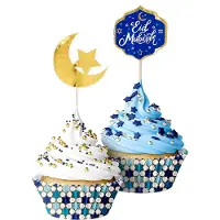 Boland - Set cupcakedecoratie 'Eid Mubarak' - Geen thema - Ramadan versiering
