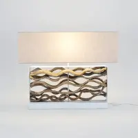 Holländer Tafellamp Tremiti, hout licht, Woon-/ Eetkamer, Hout, tafellamp