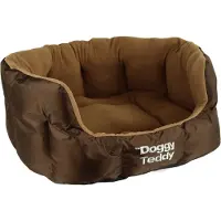 Pet-Joy Products The DoggyTeddy X-Treme Brown XL 75x30 cm | Kussens, kleden en manden