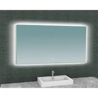 Wiesbaden Spiegel Soul Rechthoek met LED Verlichting Backlight 140 cm