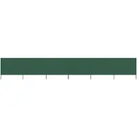 vidaXL Windscherm 6-panelen 800x160 cm stof groen