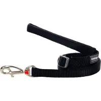 Red Dingo Animal Boulevard L6-zz-bb-12 - Hals- En Leibanden - Hond - Rd Leiband Zwart-xs 12mmx1,8m - Maat: Xs - 200649