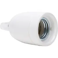 Kopp Lamphouder E27 Porselein Met Trekontlasting Wit
