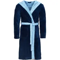 Vossen Badjas Poppy winternight/steelblue XL