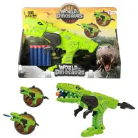 World of Dinosaurs Toi Toys Dinopistool Met 5 Foampijlen Multi multi Kunststof