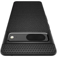 Spigen Liquid Air Backcover voor de Google Pixel 7 - Zwart
