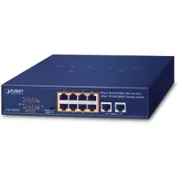 Planet Technology Corp. GSD-1008HP 8-Port 10/100/1000T 802.3at PoE 120W + 2-Port