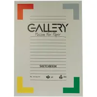 Gallery schetsblok, ft 21 x 29,7 cm (A4), 180 g/m², blok van 50 vel 5 stuks
