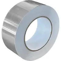 Kortpack - Aluminium Tape 50mm breed x 50mtr lang - 1 rol - Hittebestendig - Water- en Dampdicht - Afdichtingstape - Plakband - (020.0045)