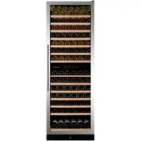 Dunavox DX-166.428DBK wijnkoelkast inbouwkoelkast, nis hoogte 178 cm, zuinig energieklasse G