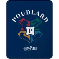 Harry Potter Fleece deken Logo - 110 x 140 cm - Polyester