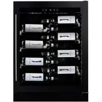 Dunavox Flow-40 Wijnkoelkast DAUF-40.138SS 1 Zone Zwart