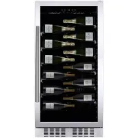 Dunavox DX-70.258B vrijstaande wijnkoelkast zwart zuinig energieklasse G