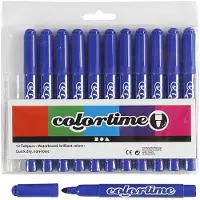 Creativ Company Blauwe jumbo stiften, 12st.