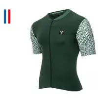 LeBram Korte Mouw Jersey Aspin Agave Green Slim Fit