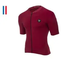LeBram Allos Korte Mouw Jersey Bordeaux Aangepaste Pasvorm