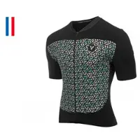 LeBram Korte Mouw Jersey Croix de Fer Zwart Lichtgewicht Fit Cup