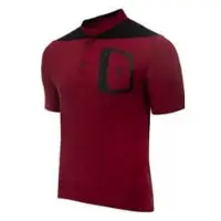 LeBram Parpaillon Short Sleeve Jersey Bordeaux Grey Straight Cut