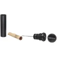 Neatt Tubeless Repair Kit met Zwarte Aluminium Stuuruiteinden + 5 Wicks