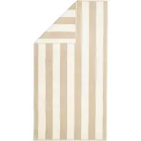Cawö Gallery Stripes Douchelaken 70X140 Natur