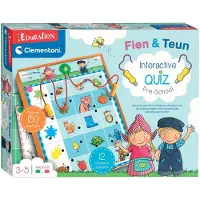 Clementoni Education - Fien en Teun Interactieve Quiz - Educatief en Interactief Speelgoed - Het Leerzame Cadeautje - 3-5 jaar