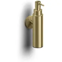 Clou Sjokker zeepdispenser, 100cc, wandmodel, goud geborst. PVD