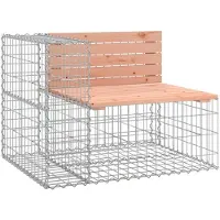 vidaXL Tuinbank schanskorfontwerp 92x71x65,5 cm massief douglashout