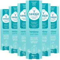 Seepje 6x Handzeep Navulling Eucalyptus En Rozemarijn 38 Gr