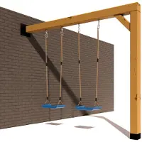 Buitenspeelgoed Keupink Houten Aanbouwschommel Douglas BK Boris