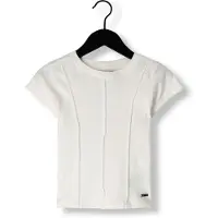 Raizzed T-shirt Hala wit Meisjes Stretchkatoen Ronde hals Effen - maat 176